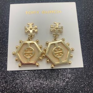 Tory Burch Ivory Spike Earrings